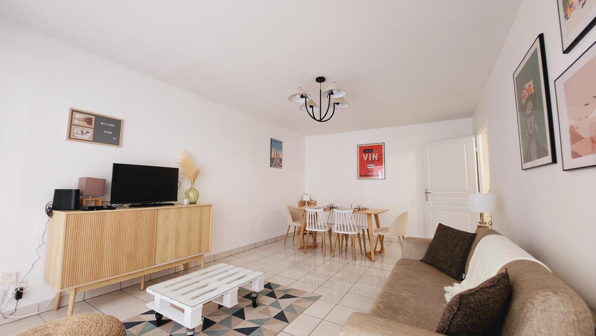 Le Gabrielle-Charmant Appartement-Parking Руан Экстерьер фото